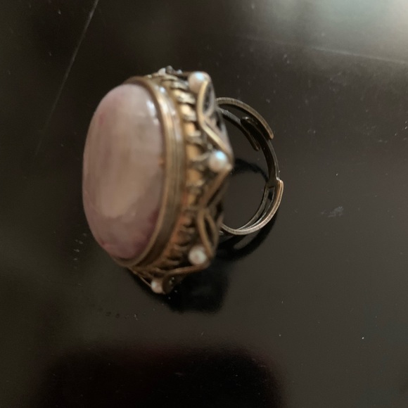 Set of 2 necklaces and ring with natural stones - Picture 10 of 12